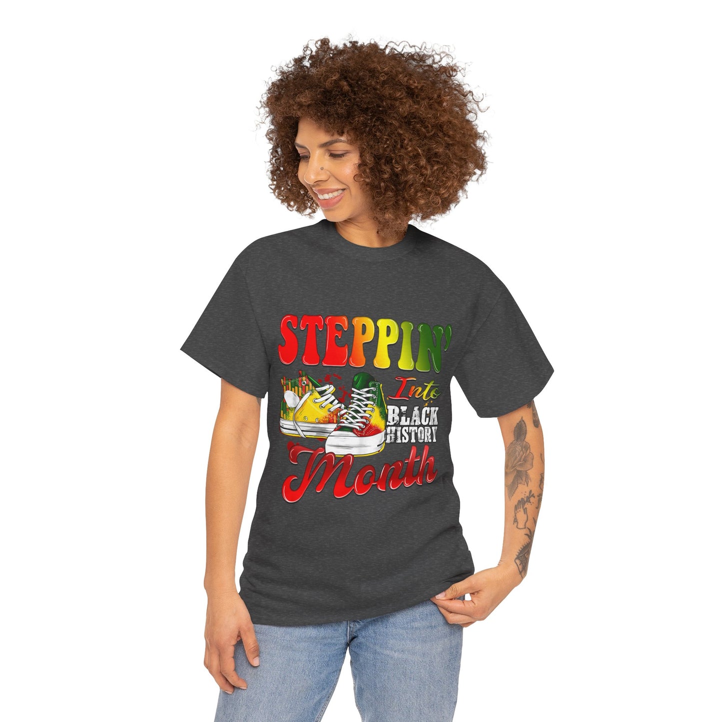 Steppin' Into Black History Month T-Shirt